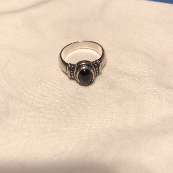 James Avery retired design black onyx ring - Picture 2 of 3